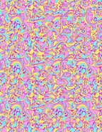 Colorful Abstract Swirls Pattern Rug