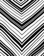 Bold Black White Chevron Pattern Rug