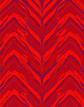 Fiery Red Bold Stripe Pattern Rug