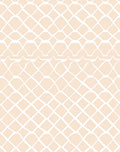 Cream Lattice Geometric Weave Rug
