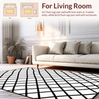 Diamond Intersecting Line Pattern Rug