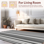 Bold Stripe Patterned Design Rug