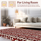 Geometric Tribal Stripe Pattern Rug