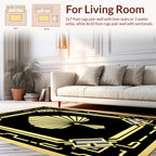 Art Deco Spade Fan Geometric Rug