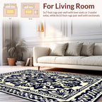Ornate Bold Filigree Pattern Rug
