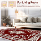 Classic Floral Border Medallion Rug