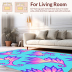 Floral Swirl Pattern Rug