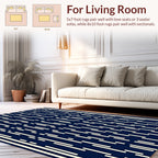 Minimalist Vertical Line Striped Rug