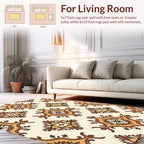 Traditional Floral Scrollwork Pattern Rug