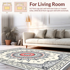 Sun Burst Mandala Floral Design Rug