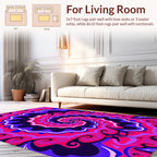 Vibrant Swirl Pattern Rug