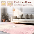 Sunburst Patterned Gradient Background Rug