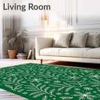 Evergreen Forest Line Art Rug