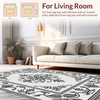 Classic Floral Swirls Pattern Rug