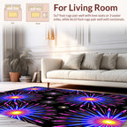 Explosive Flower Pattern Design Rug