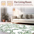 Ornate Scrollwork Pattern Design Rug