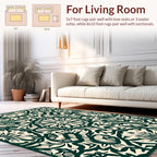 Classic Floral Intricate Symmetry Design Rug