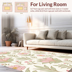 Pastel Floral Nouveau Pattern Rug