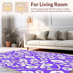 Bold Floral Vine Pattern Rug