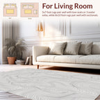 Contour Lines Abstract Pattern Rug