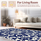 Intricate Floral Mandala Design Rug