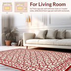 Intricate Floral Patterned Textile Design Rug