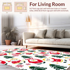 Whimsical Christmas Style Pattern Rug