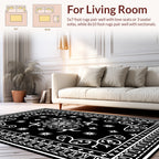 Whimsical Celestial Starburst Tattoo Design Rug