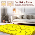 Bright Geometric Octagon Pattern Rug