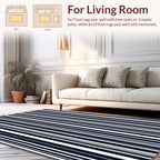Vertical Stripes Abstract Pattern Rug