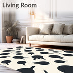 Abstract Blob Pattern Rug