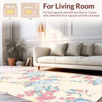 Minimalist Floral Sketch Rug