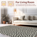 Classic Leopard Spots Pattern Rug