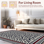 Bold Intricate Geometric Design Rug