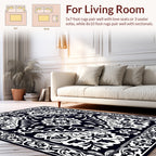 Classic Floral Mandala Patterned Rug