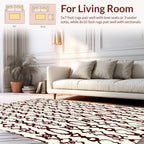 Tribal Abstract Vertical Stripe Design Rug