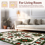 Vintage Floral Medallion Inspired Rug