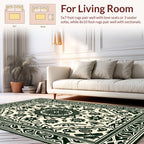 Ornate Floral Mandala Patterned Rug