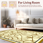 Art Nouveau Floral Vine Pattern Rug