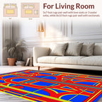 Bold Blocks Geometric Pattern Rug