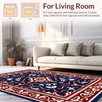 Classic Floral Inlay Pattern Rug