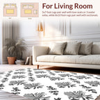 Classic Floral Damask Decorative Pattern Rug