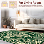Classic Floral Swirls Pattern Design Rug