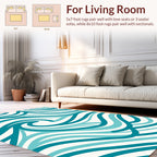 Ocean Wave Pattern Design Rug