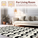Minimalist Figure Pattern Rug