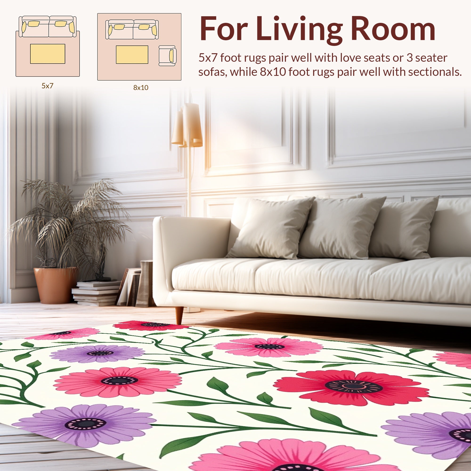 Floral Vine Delight Rug