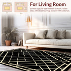Geometric Diamond Lattice Pattern Rug