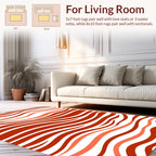 Subtle Wavy Stripe Tonal Rug