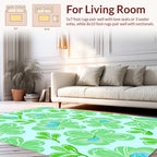 Spring Floral Botanical Pattern Rug