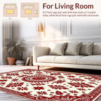 Ornate Mandala Floral Pattern Rug